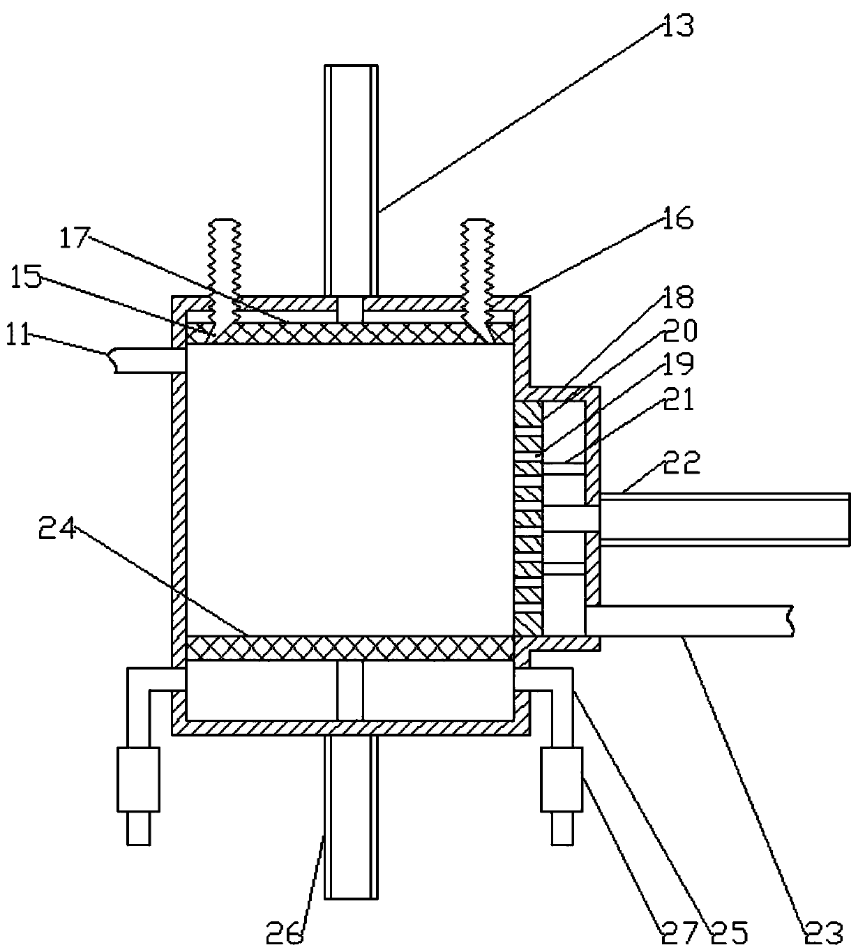 Common andrographis herb refining device