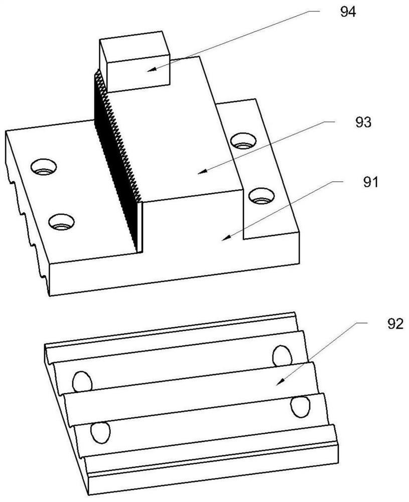 Tensioning and anchoring device of prestressed CFRP plate reinforced beam and use method thereof