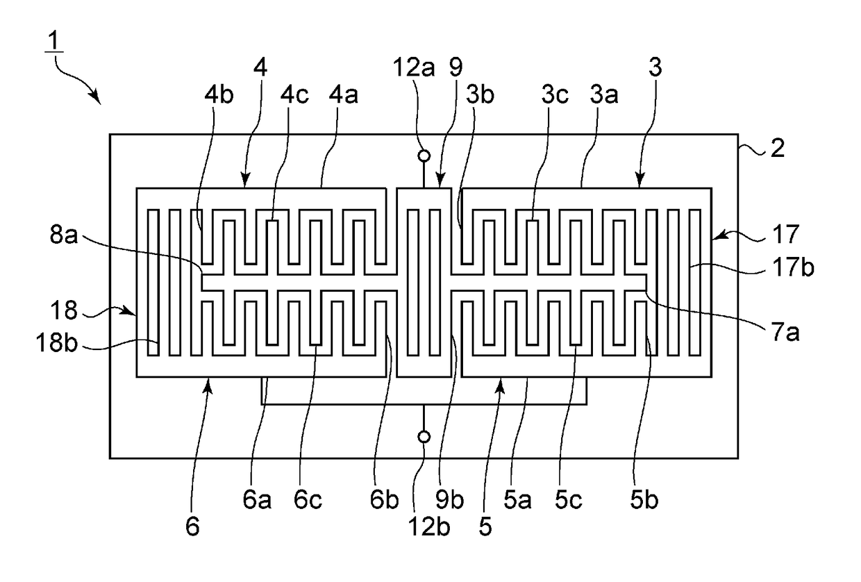 Elastic wave resonator, band pass filter, and duplexer