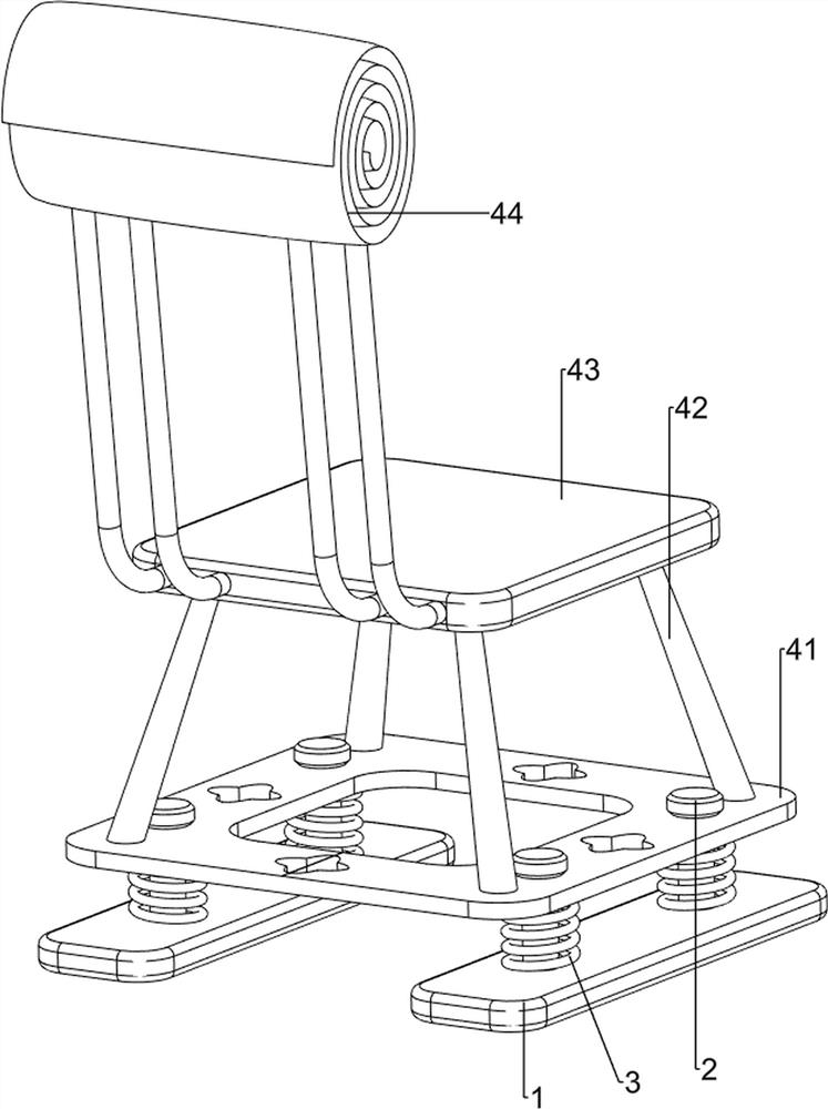 Infusion auxiliary chair for medical pediatrics