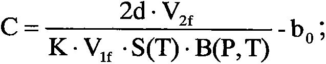 Gas telemetering method with alarm function