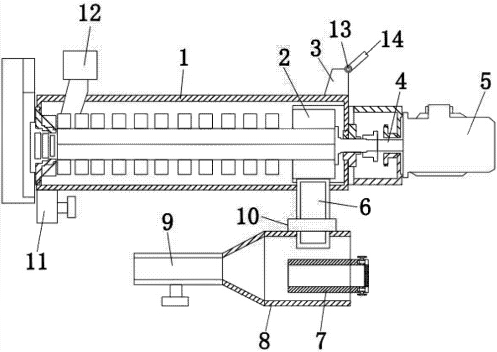 Centrifugal dehydrator for high-purity strontium hydroxide