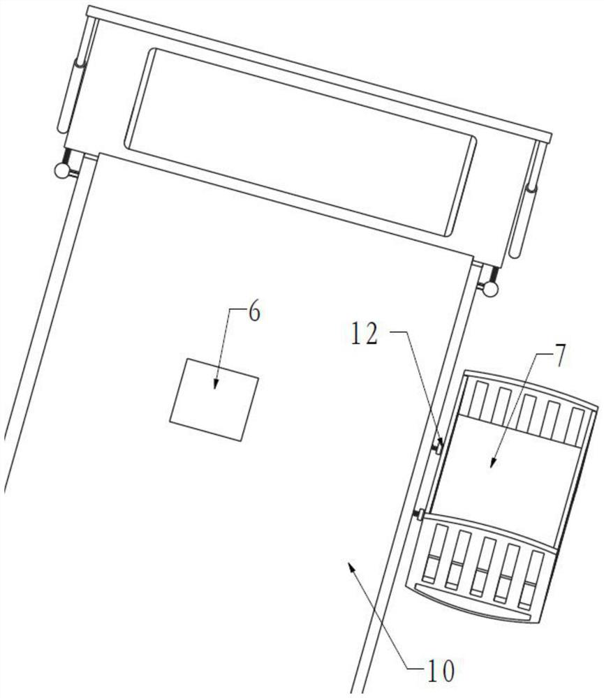 Combined mother and infant nursing bed easy to assemble