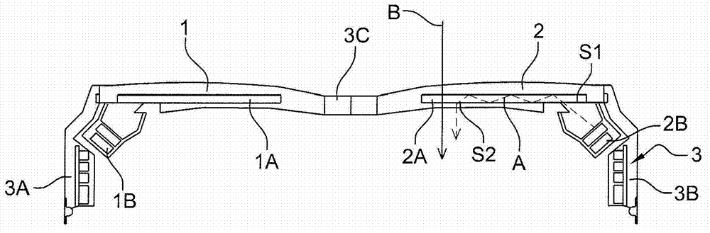 A method of manufacturing a lens for providing an optical display