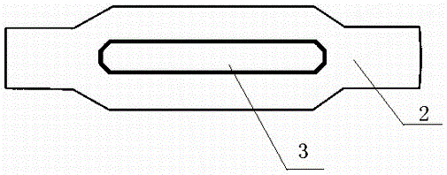 Electrode tab structure for lithium ion power battery