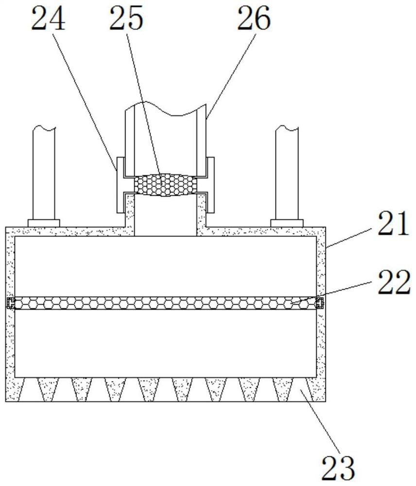 A carding device for carpet textile production that prevents sideslip