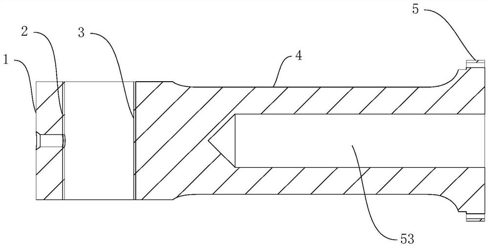 A high-pressure plunger pump connecting rod processing device