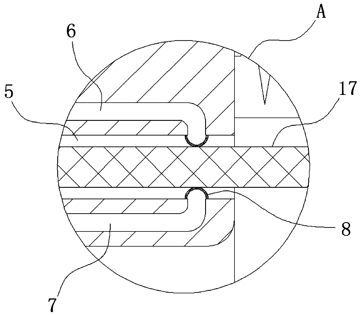 Pipe joint fastener for preventing thermal expansion and cold contraction