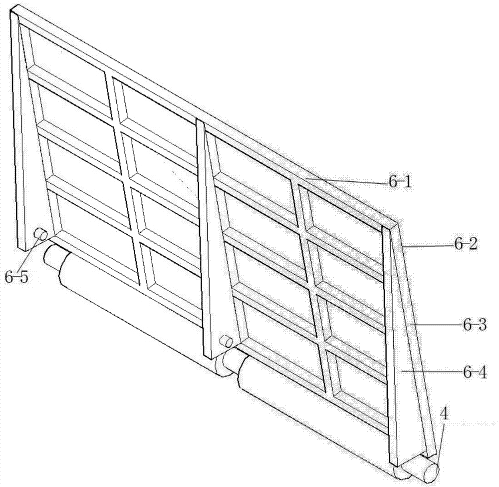 Suspended anti-flood wall