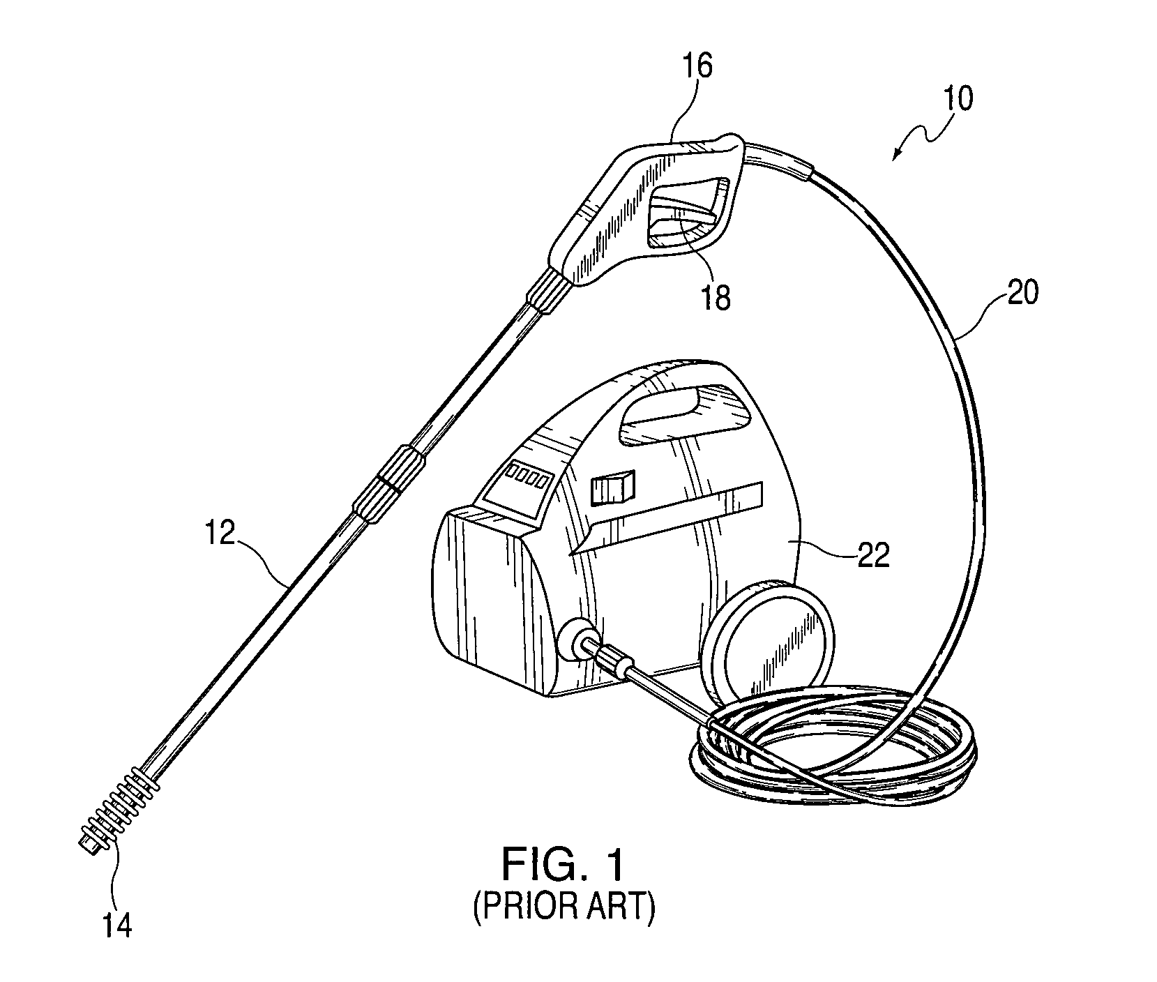 Adjustable spacer attachment for a power washer