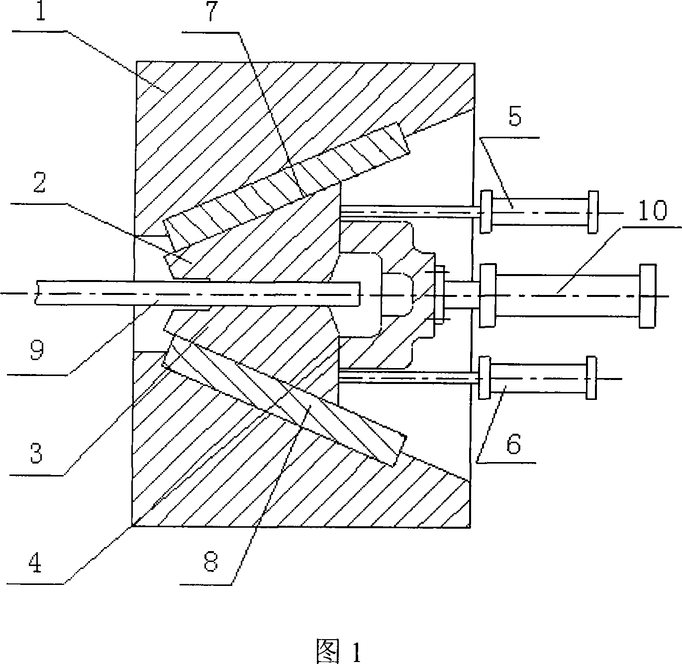 Composite bevel clamping system