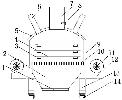 Novel energy-saving warm-air appliance