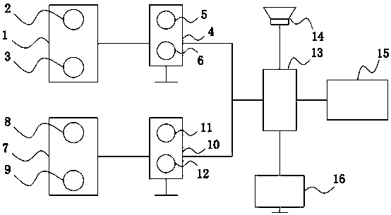 Station transponder device used in strong interference occasions