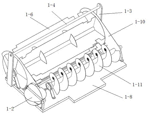 Sand collecting device of highway and railway dual-purpose track sand removing vehicle