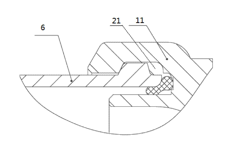 Spin-riveting-type spring brake chamber, brake system adopting same and vehicle