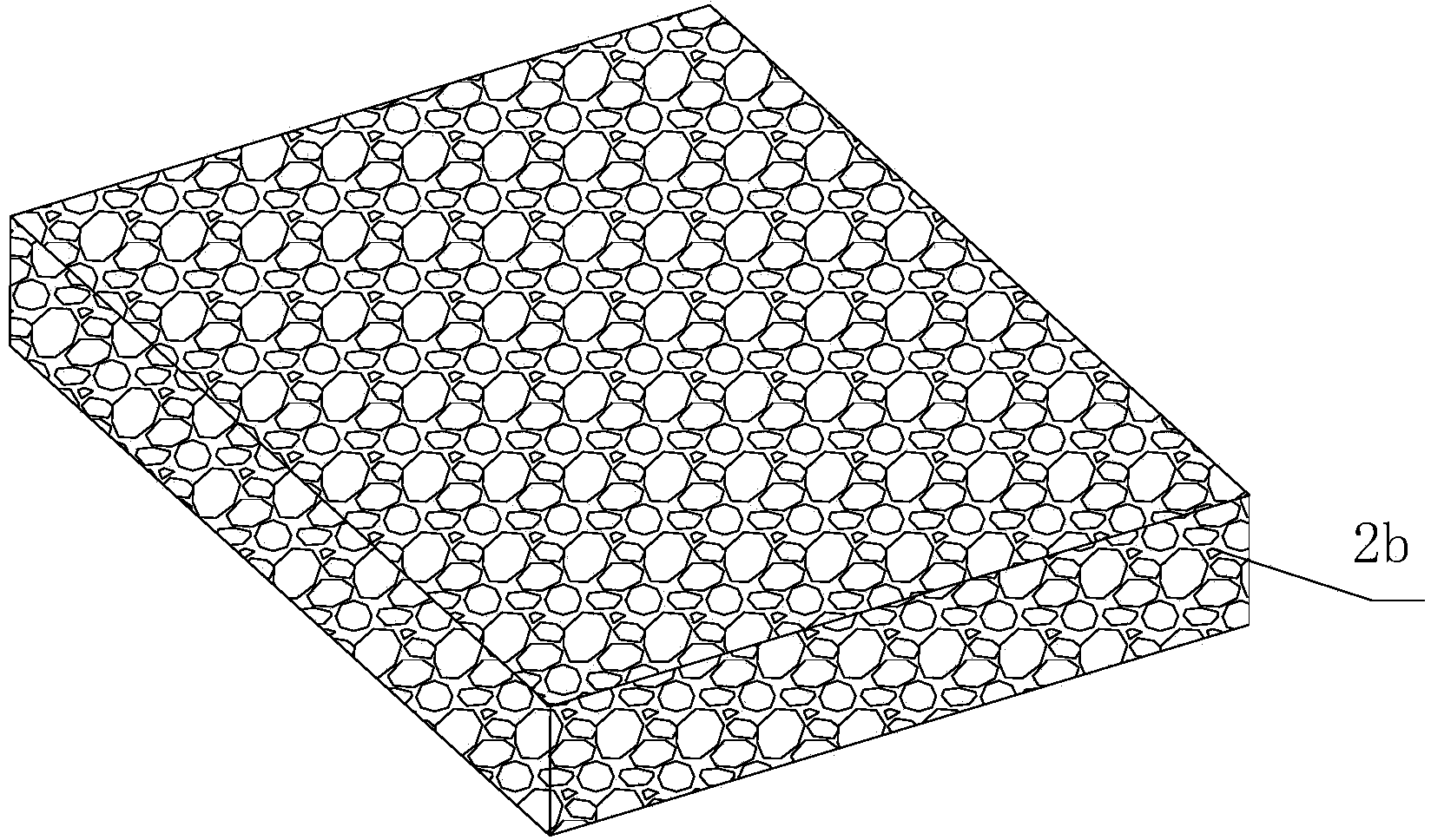 Prefabricated thermal insulation laminated wallboard with spatial three-dimensional structure and manufacturing method of laminated wallboard