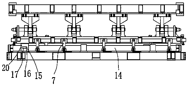 Refrigerator door foaming outer clamp