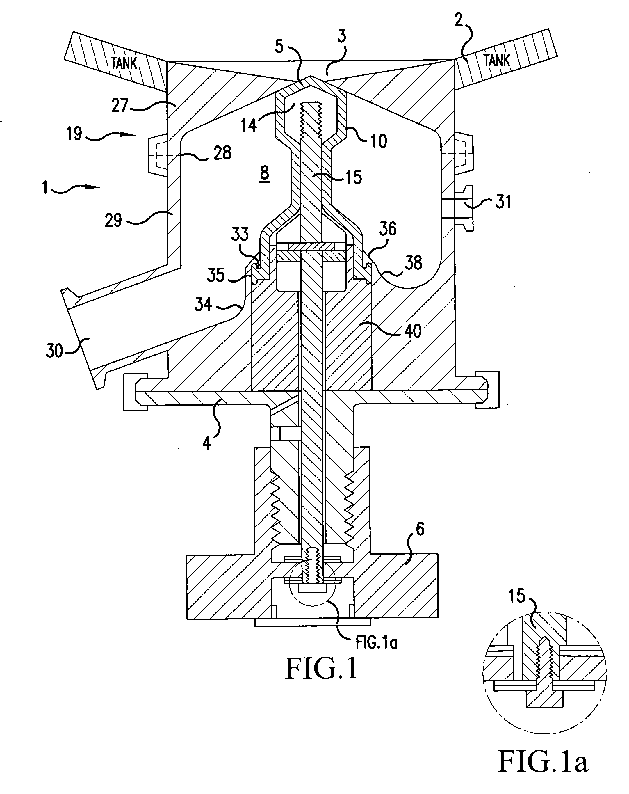 Sanitary drain valve