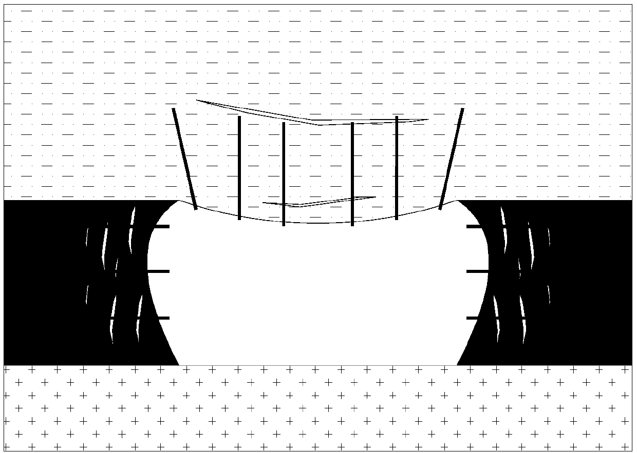 Coal roadway roof reinforcing and upper protecting anchor rod supporting method based on top plate stability