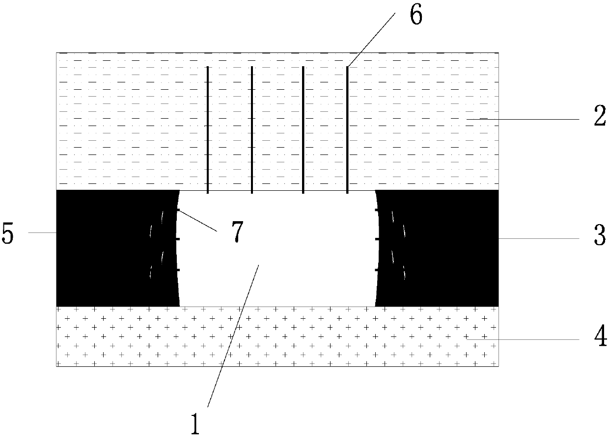 Coal roadway roof reinforcing and upper protecting anchor rod supporting method based on top plate stability