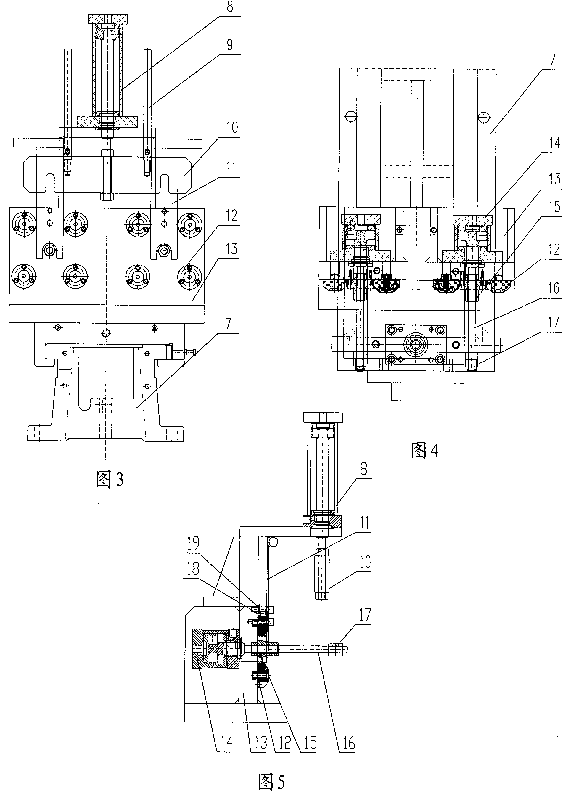 Special machine tool for rough milling cylinder head end surface