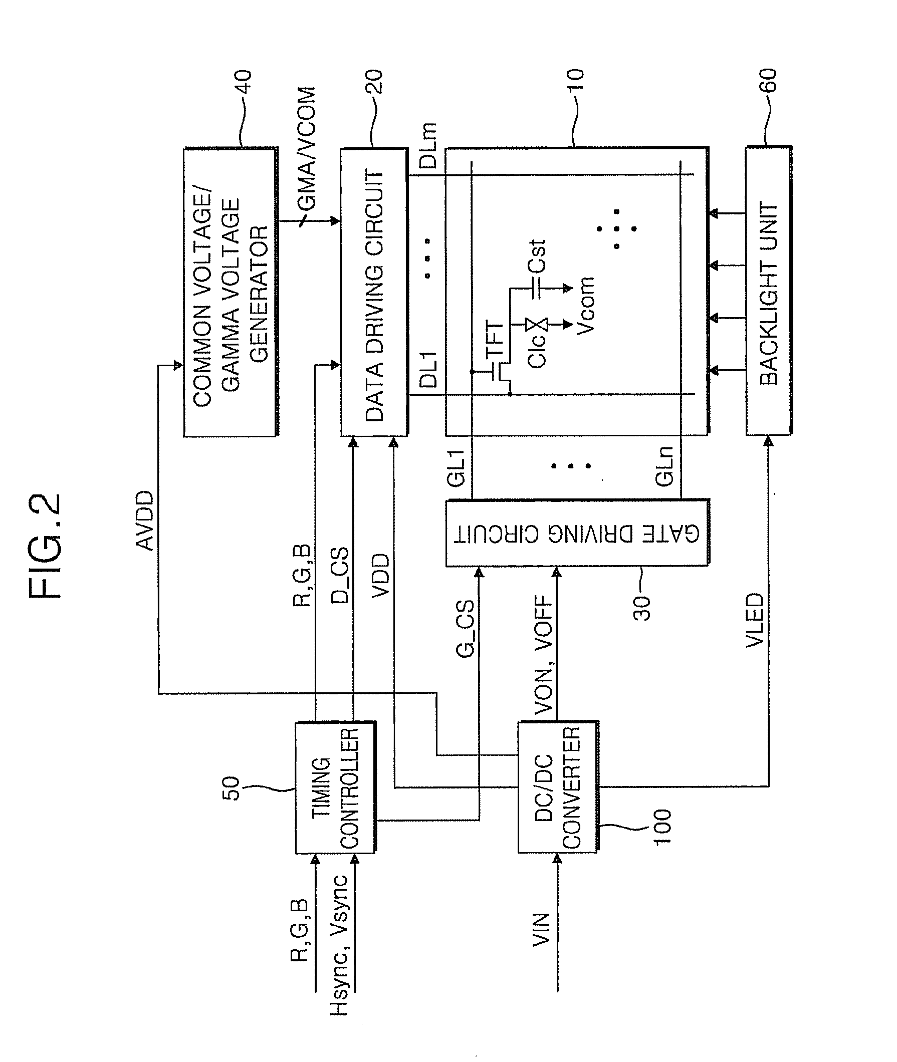 Dc-dc converter, liquid crystal display device, aging test apparatus of liquid crystal display device, and method thereof