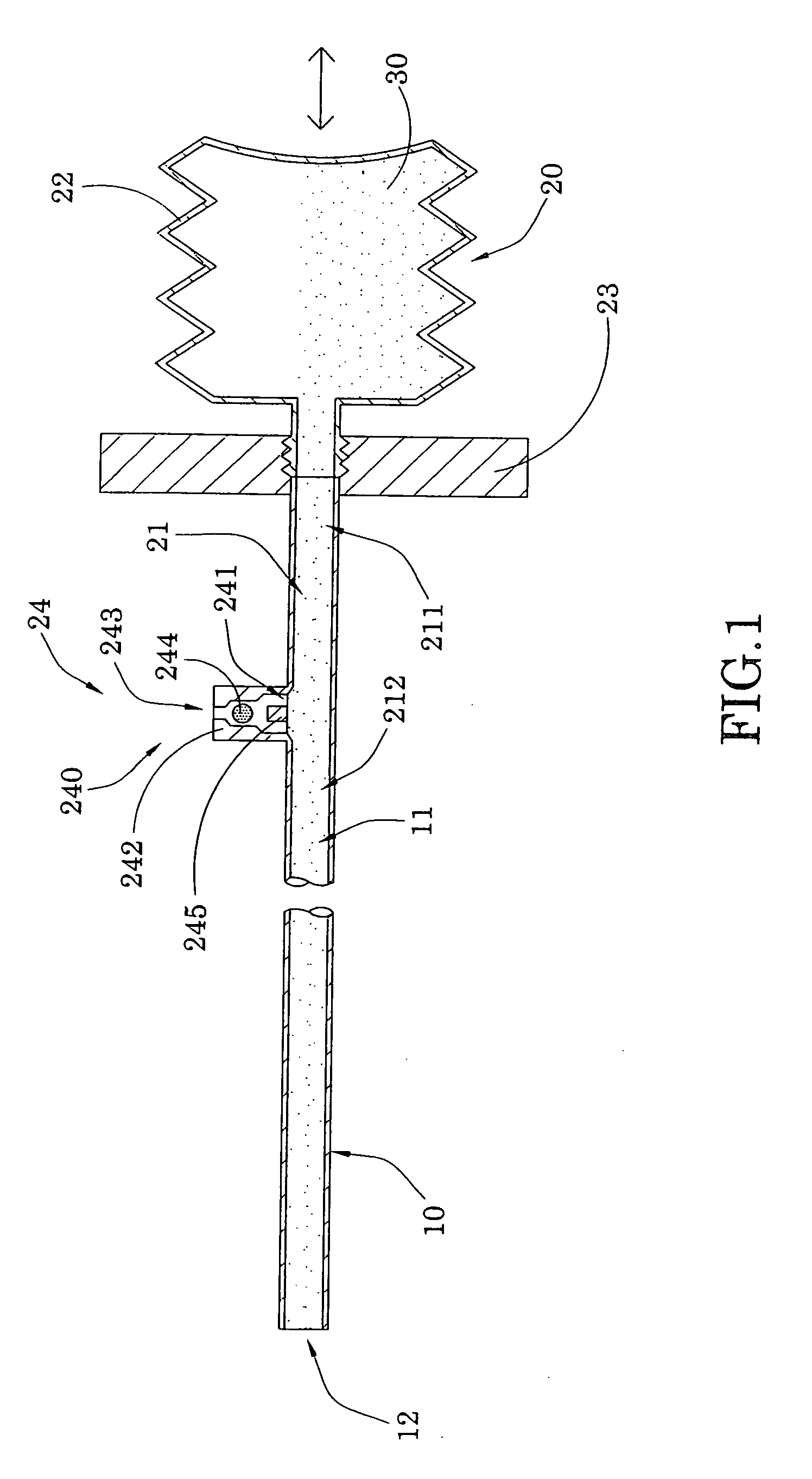 Internal dry powder delivery system and method thereof