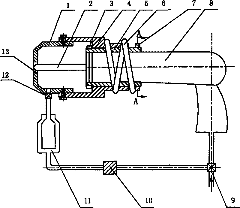 Drilling pneumatic tool with negative-pressure drillings dynamic collection function