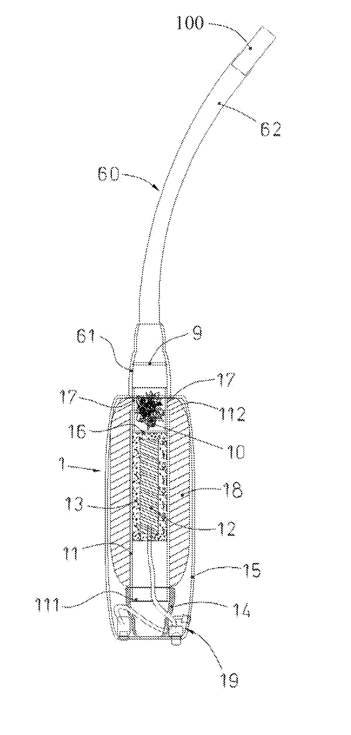 Portable essence vaporizer