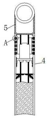 Device for automatically performing high-temperature detection by using self-weight of ceramics