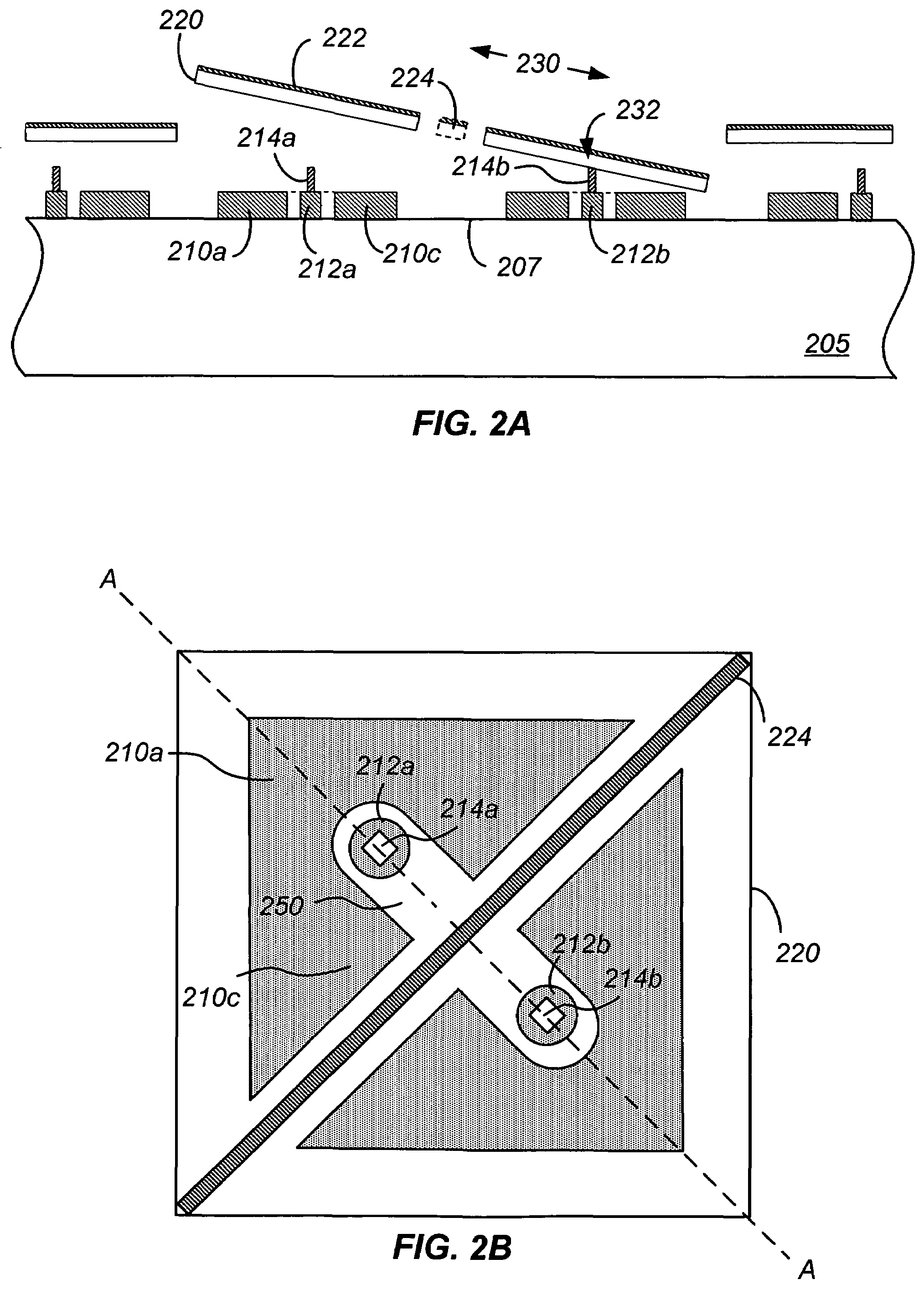 Method and structure for reducing parasitic influences of deflection devices on spatial light modulators