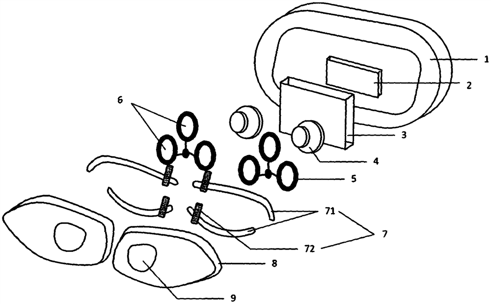 Refractive training equipment based on VR