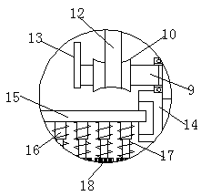 Machining device for material for diamond grinding wheel