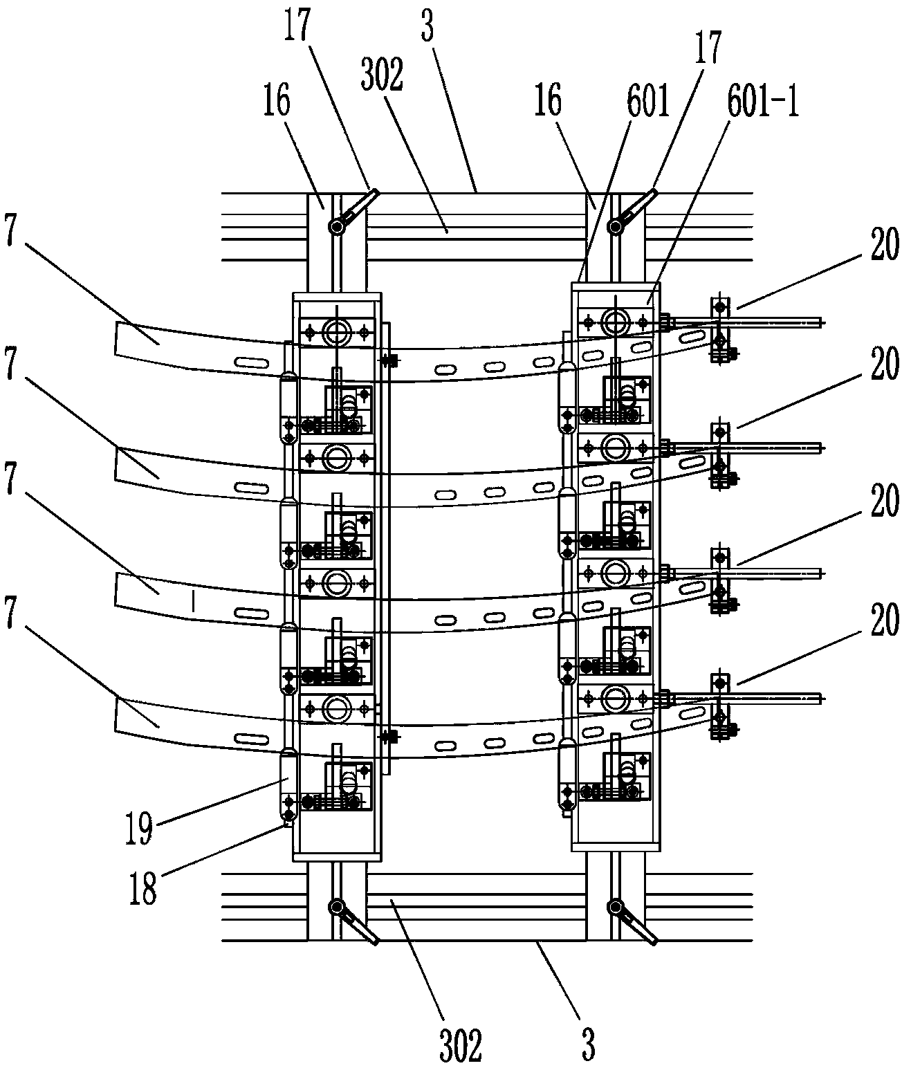 Numerical-control multi-shaft seat mortising machine