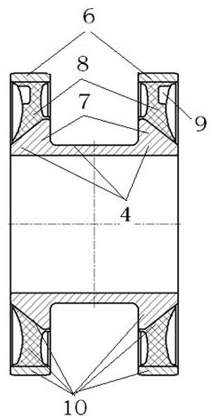 Method of Axially Variable Stiffness of Ball Hinge Cooperating with I-shape Bushing and Laminated Spring and Ball Hinge