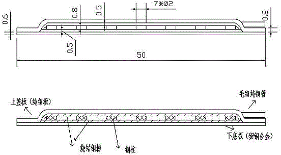 Manufacturing method of composite vapor chamber with base plate made of molybdenum-copper or tungsten-copper alloy and other heat sink materials