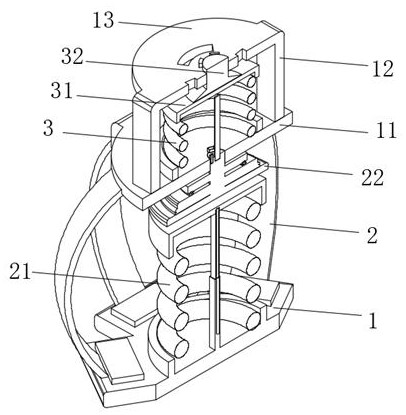 Vibration damping device for hydraulic press