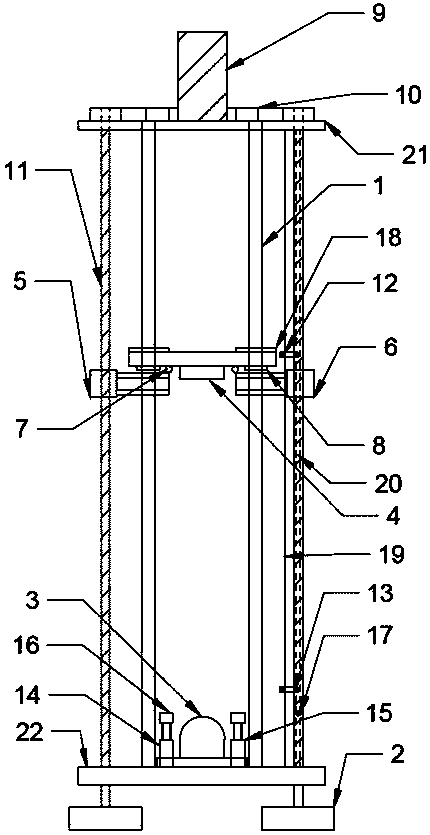 Drop test table