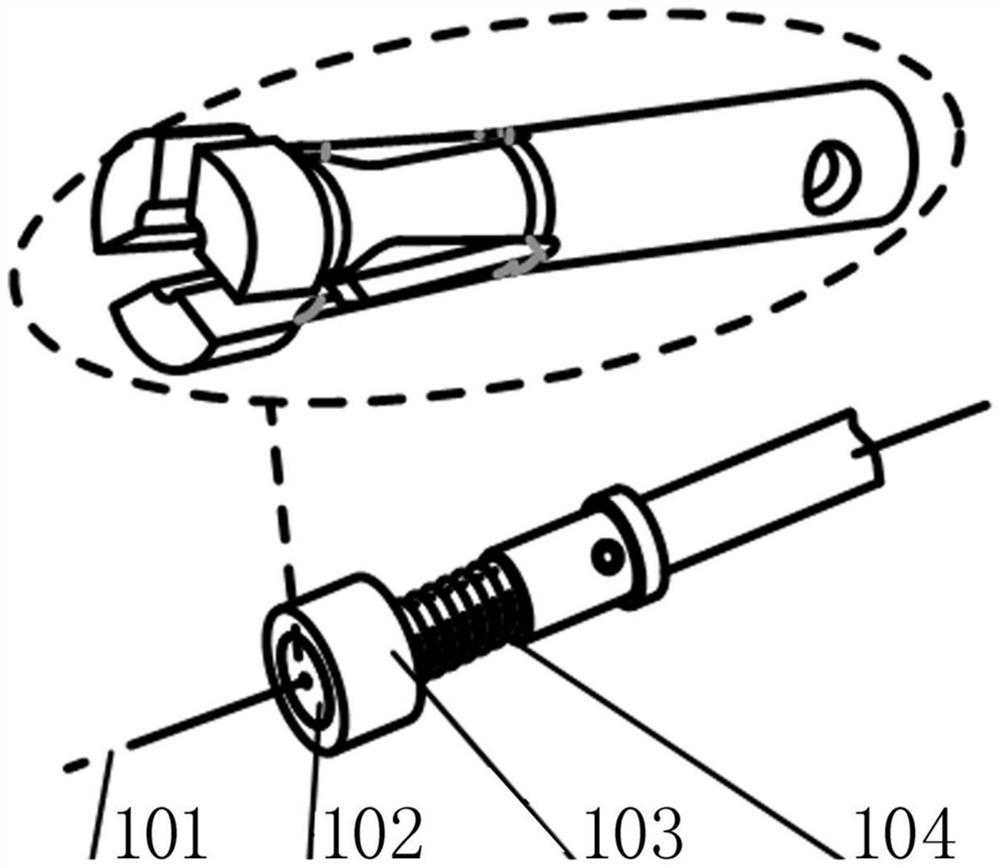 Main hand end operating mechanism of vascular minimally invasive interventional surgery robot