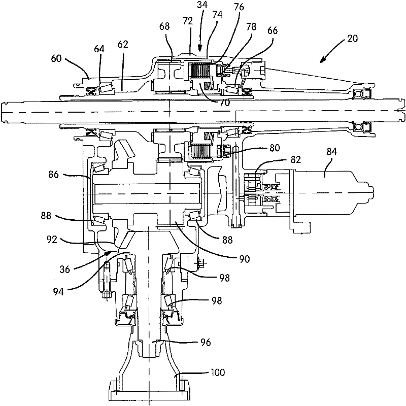 All-wheel drive with active dry disconnect system