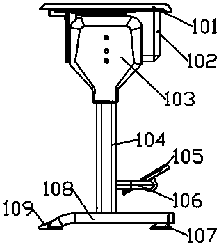 Reversible desk and desk and chair combination thereof