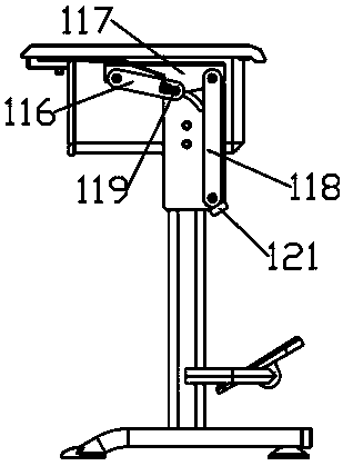 Reversible desk and desk and chair combination thereof