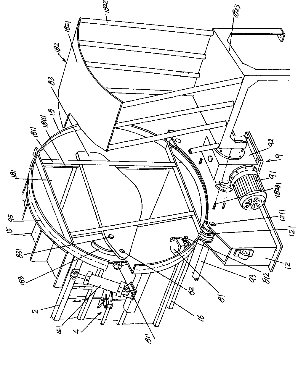 Livestock killing machine in improved structure