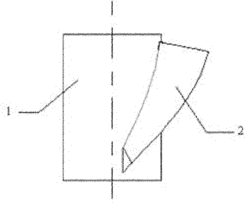 Lip type reversing coupling double-spiral blade type vortex induced vibration restraining device for deep sea vertical pipe