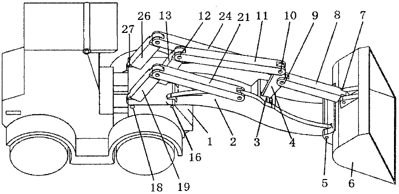 A multi-link loading mechanism