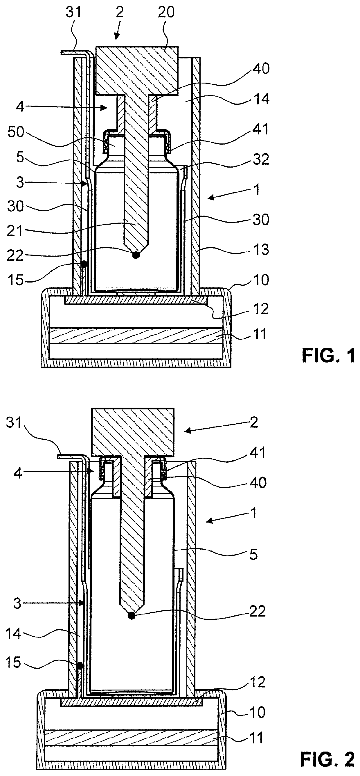 Device for bringing baby food to a certain temperature