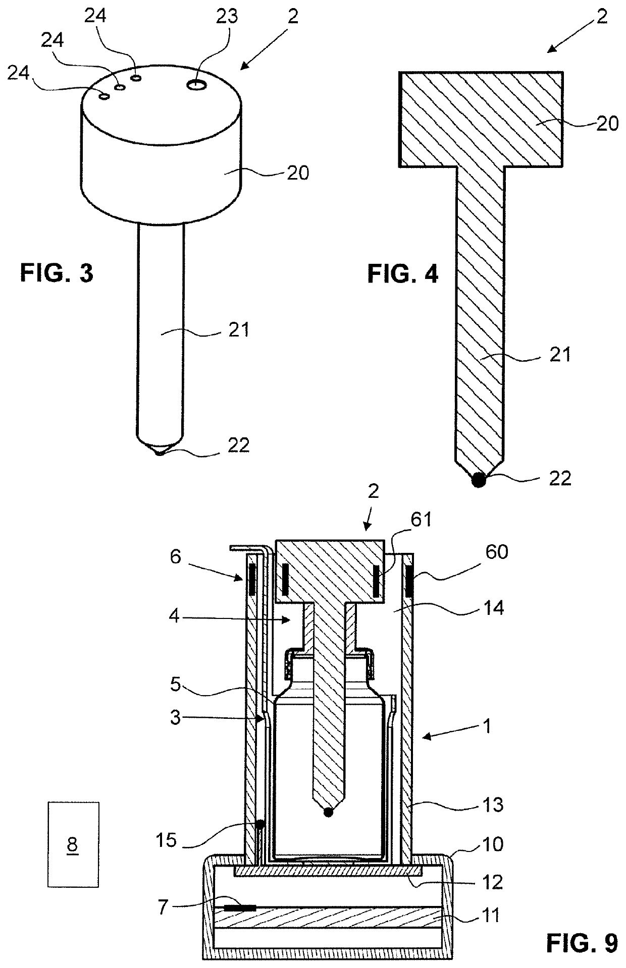 Device for bringing baby food to a certain temperature