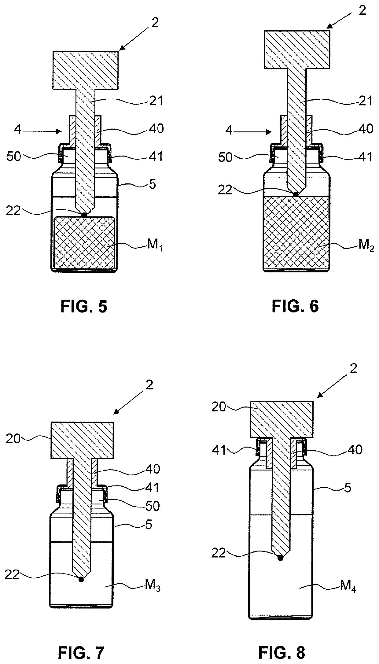 Device for bringing baby food to a certain temperature