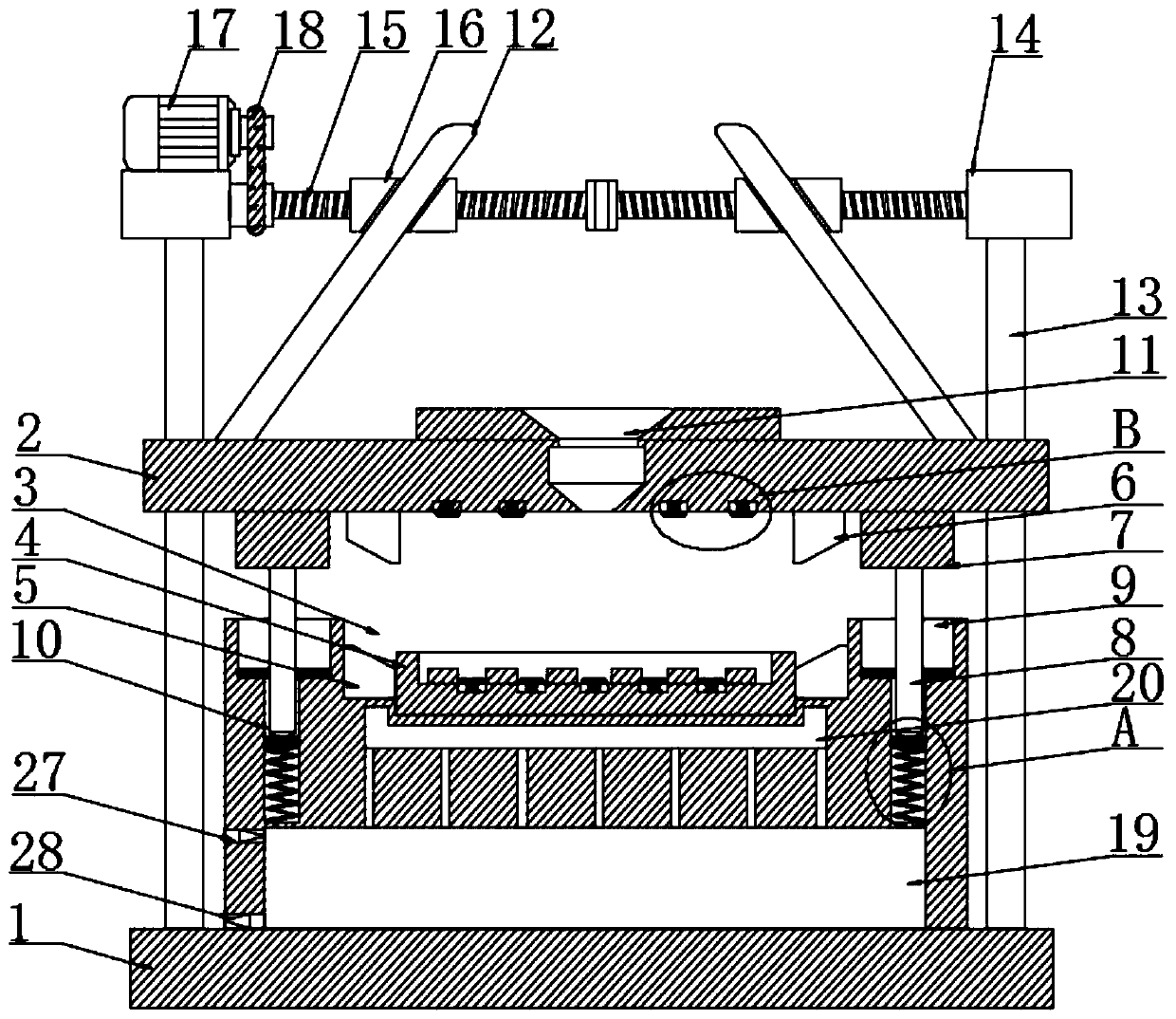 Injection mould for studying tool box stationery series