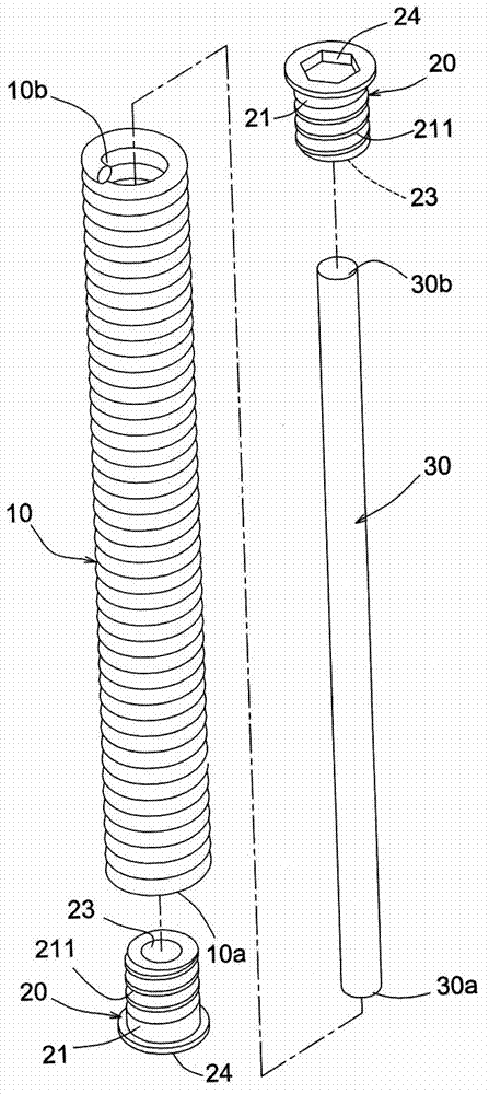 Anti-displacement coil spring-type spine stabilization device